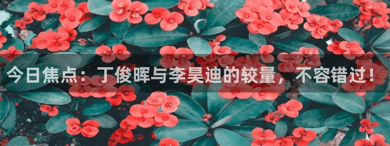 玩球免费直播：今日焦点：丁俊晖与李昊迪的较量，不容错过！